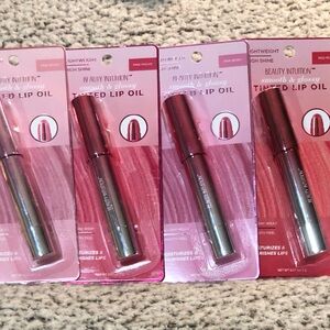 Beauty Intuition Smooth & Glossy Tinted Lip Oils. Peony, Mauve, Berry & Rose X4